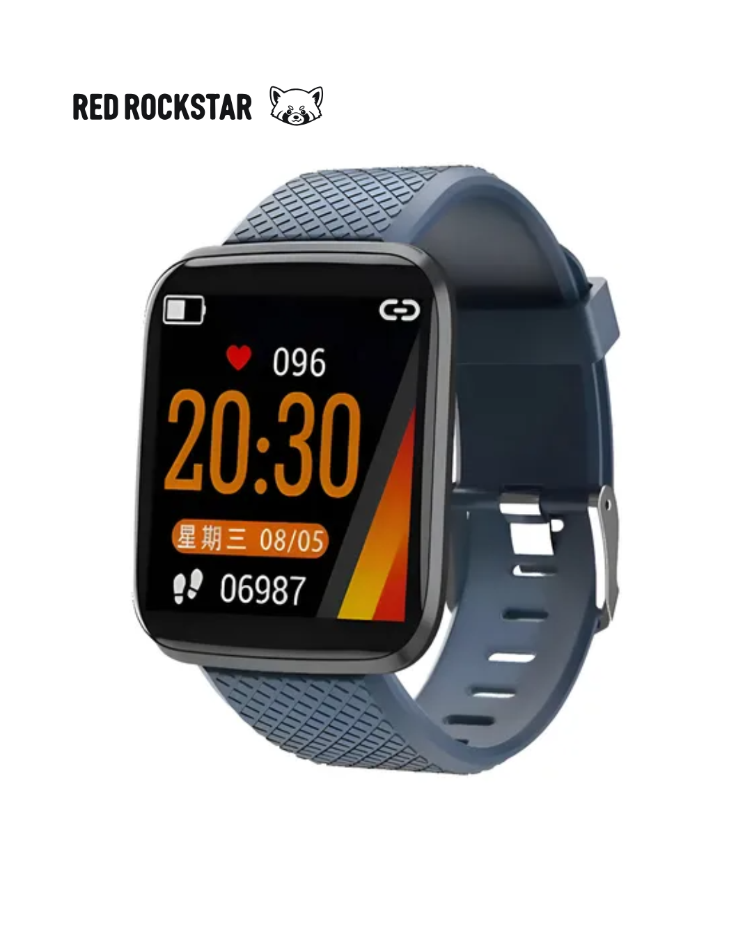 Reloj Gtc Smartwatch Swg-003-a Azul Milanés Amarillo Verde Oscuro